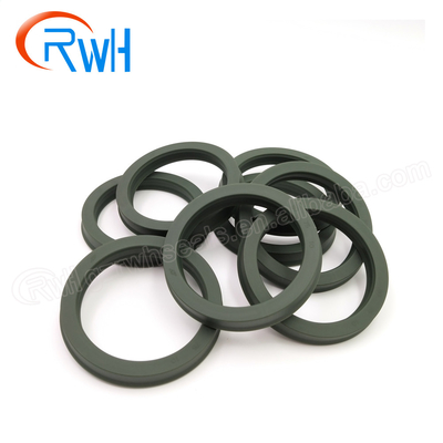 Matériel résistant d'unité centrale de Rod Seals Hydraulic Green Color de piston d'huile
