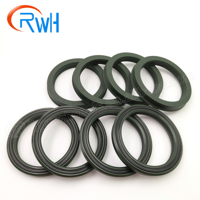 Matériel résistant d'unité centrale de Rod Seals Hydraulic Green Color de piston d'huile