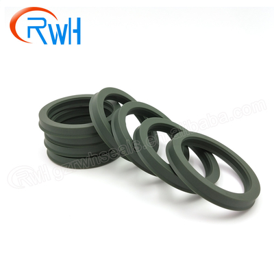 Matériel résistant d'unité centrale de Rod Seals Hydraulic Green Color de piston d'huile