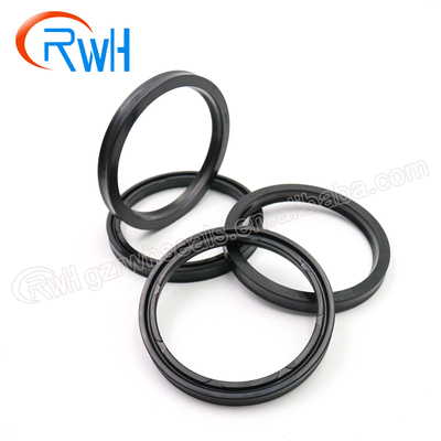 Type du polyuréthane U noir hydraulique de Rod Seal IUH pour mécanique