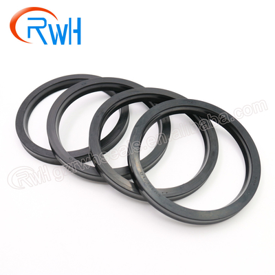 Type du polyuréthane U noir hydraulique de Rod Seal IUH pour mécanique
