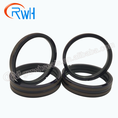 Le joint hydraulique SPGW Brown de piston de PTFE NBR colorent 3 mois de garantie