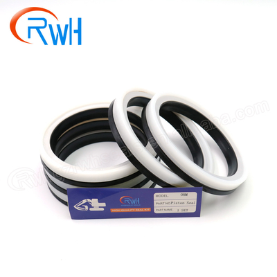 Joint hydraulique de régleur de voie d'OHM de joint de piston de couleur blanche noire