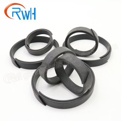 Résine phénolique de tissu de couleur noire de bague d'usure hydraulique de cylindre