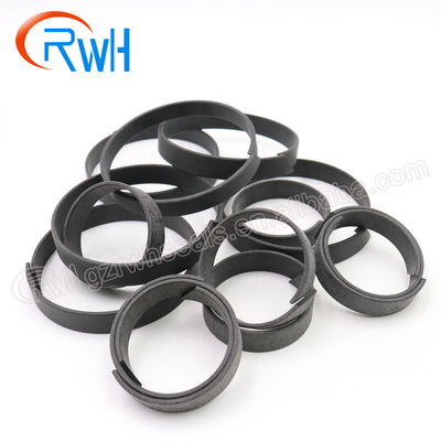 Résine phénolique de tissu de couleur noire de bague d'usure hydraulique de cylindre