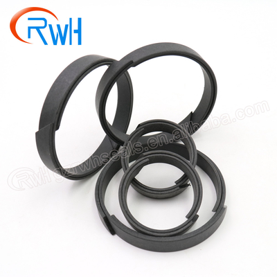 Résine phénolique de tissu de couleur noire de bague d'usure hydraulique de cylindre