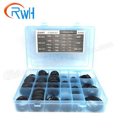 joint en caoutchouc hydraulique O Ring Kit Box For Daewoo/Doosan de 376pcs NBR90