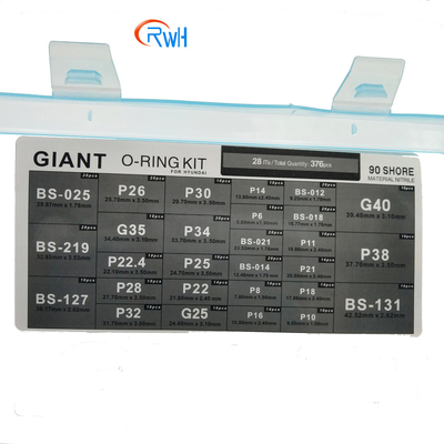 Réparation de machines des PCs O Ring Box For Excavator Hyundai de RWH 376