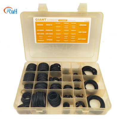 383 couleur noire matérielle de Hitachi O Ring Kit NBR 90/NBR 70 de PCs