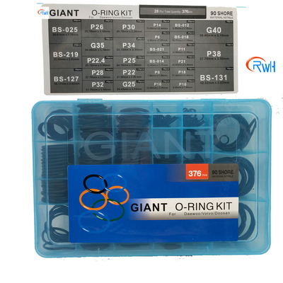 Glande géante NBR O Ring Box Black For Excavator Daewoo Doosan